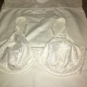 Lilyette Keyhole Bra, 40DDD, Off-White, NWT